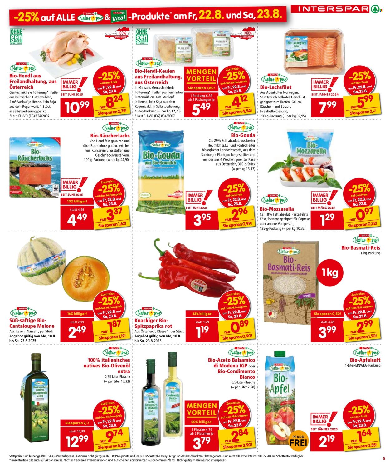 Angebote INTERSPAR - 21.8.2025 - 27.8.2025. Seite 5