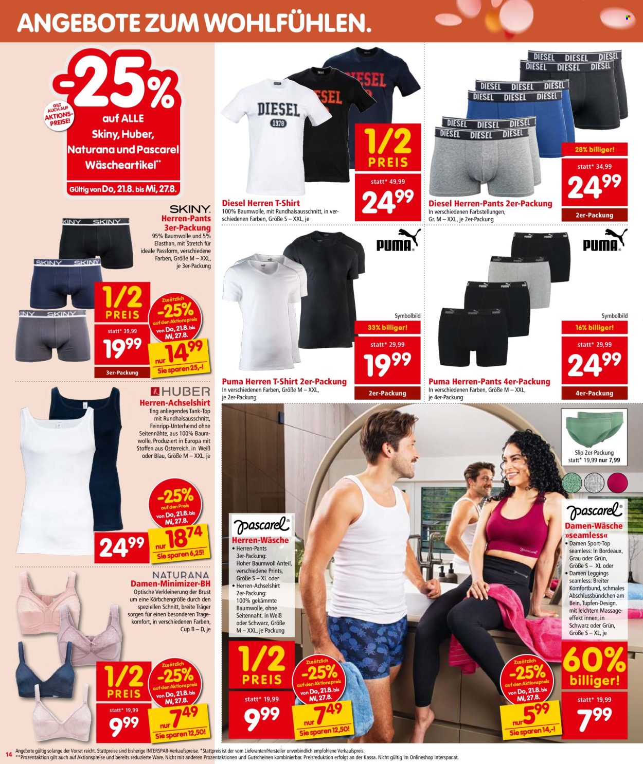 Angebote INTERSPAR - 21.8.2025 - 27.8.2025. Seite 14