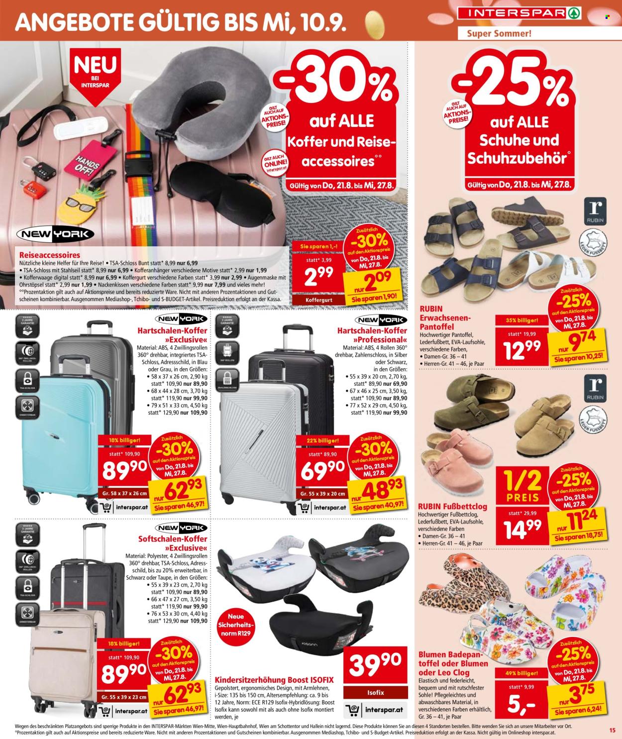 Angebote INTERSPAR - 21.8.2025 - 27.8.2025. Seite 15