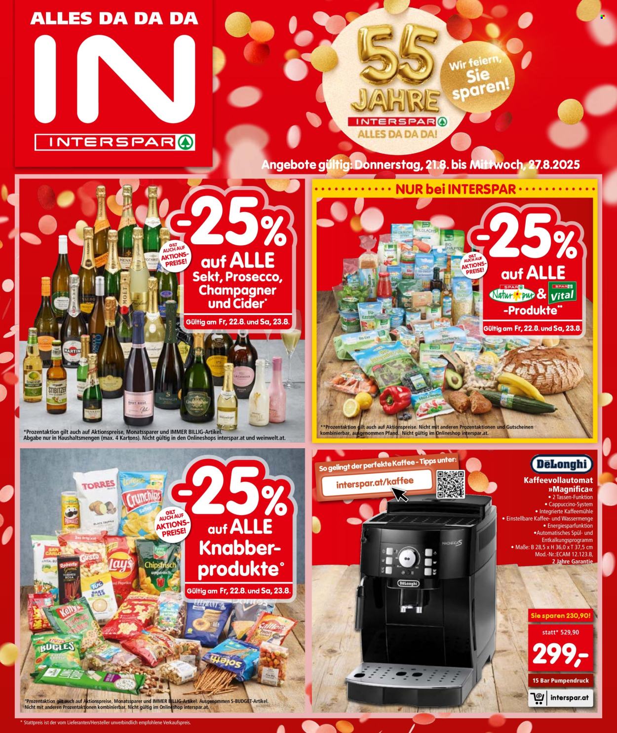 Angebote INTERSPAR - 21.8.2025 - 27.8.2025. Seite 1