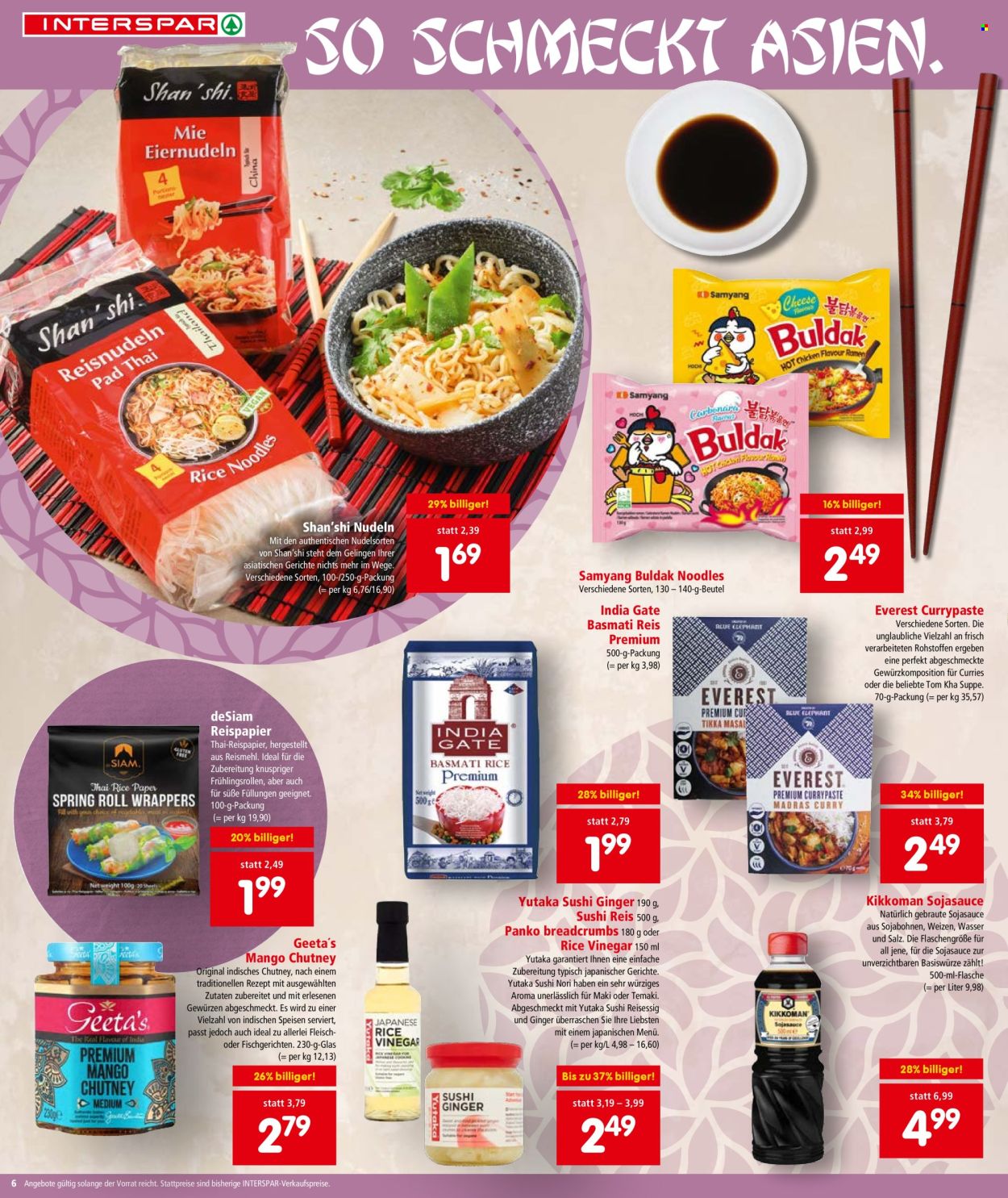 Angebote INTERSPAR - 21.8.2025 - 27.8.2025. Seite 6