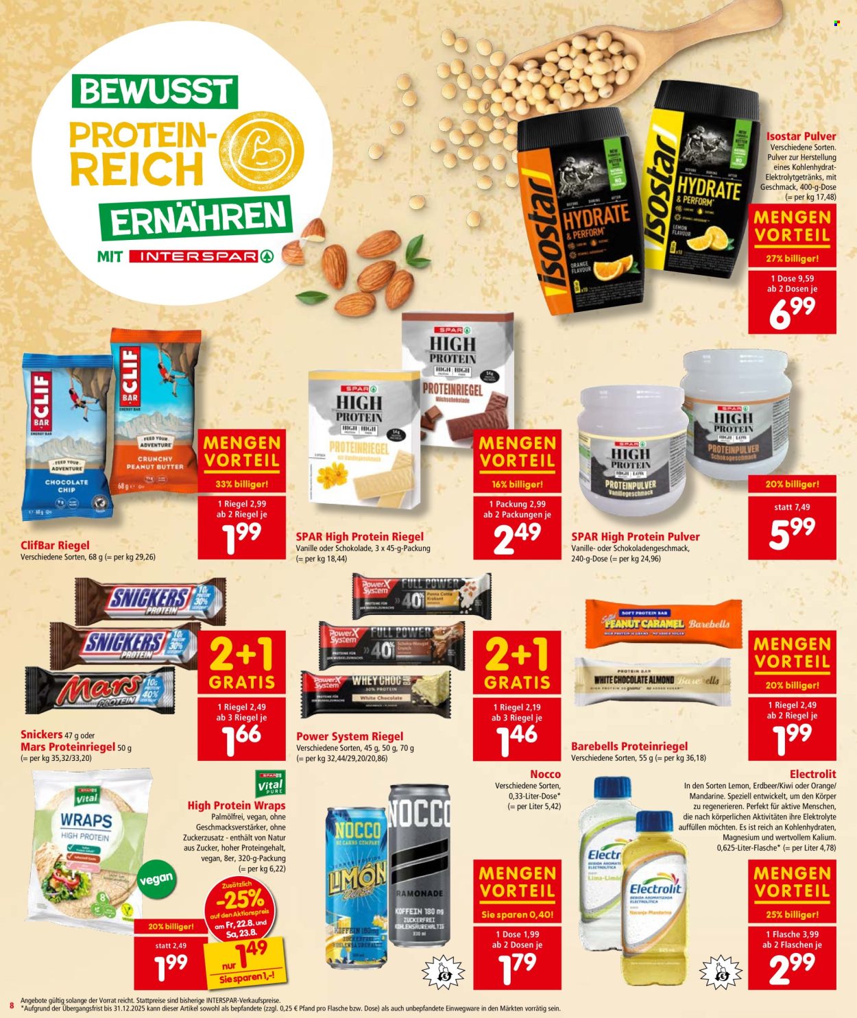 Angebote INTERSPAR - 21.8.2025 - 27.8.2025. Seite 8