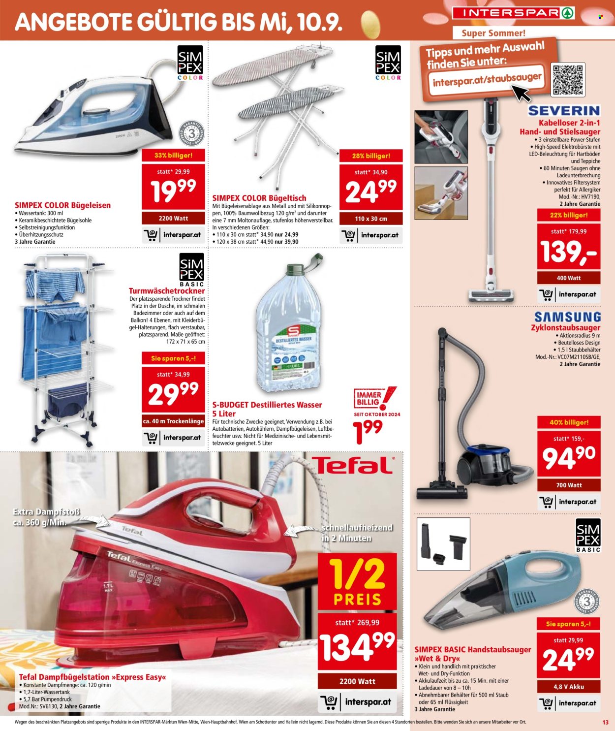 Angebote INTERSPAR - 21.8.2025 - 27.8.2025. Seite 13