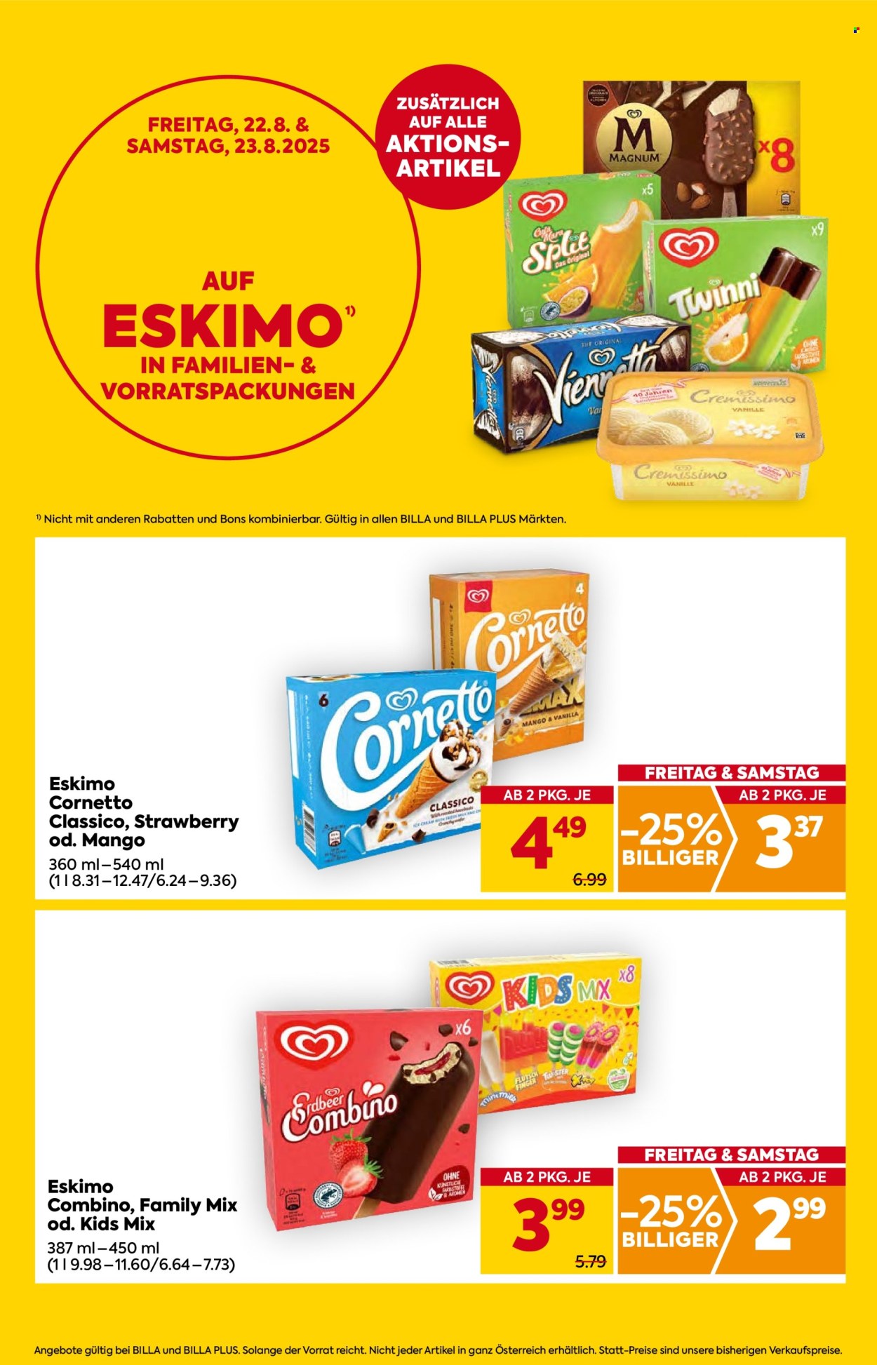 Angebote Billa - 21.8.2025 - 27.8.2025. Seite 12