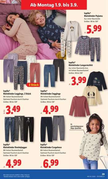thumbnail - lupilu® Kleinkinder Denimjogger