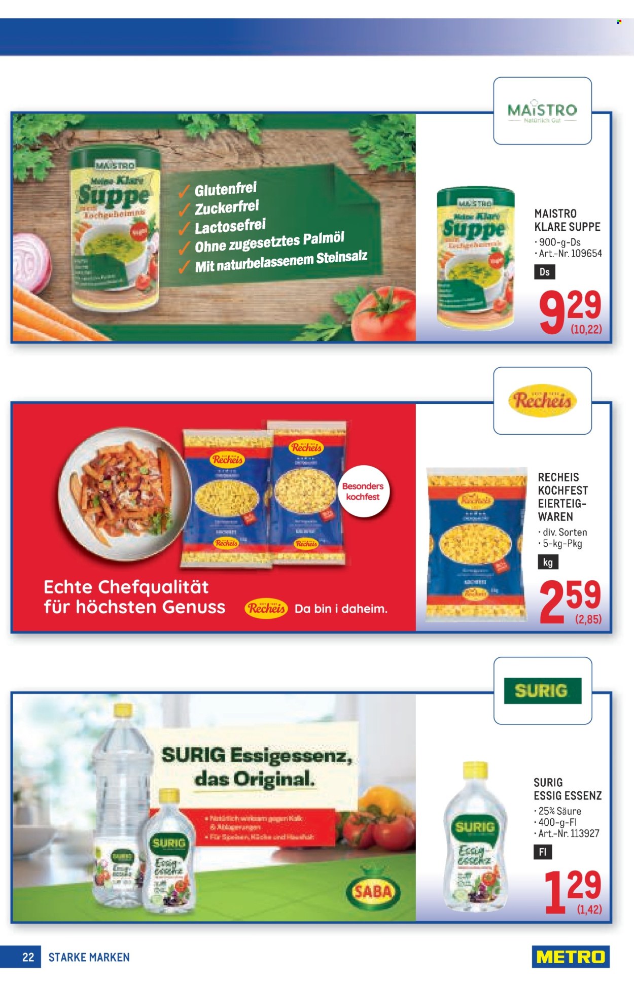 Angebote Metro - 4.9.2025 - 17.9.2025. Seite 22
