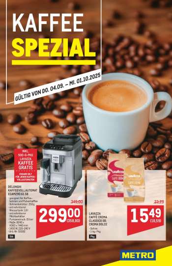 Angebote Metro - 4.9.2025 - 1.10.2025.