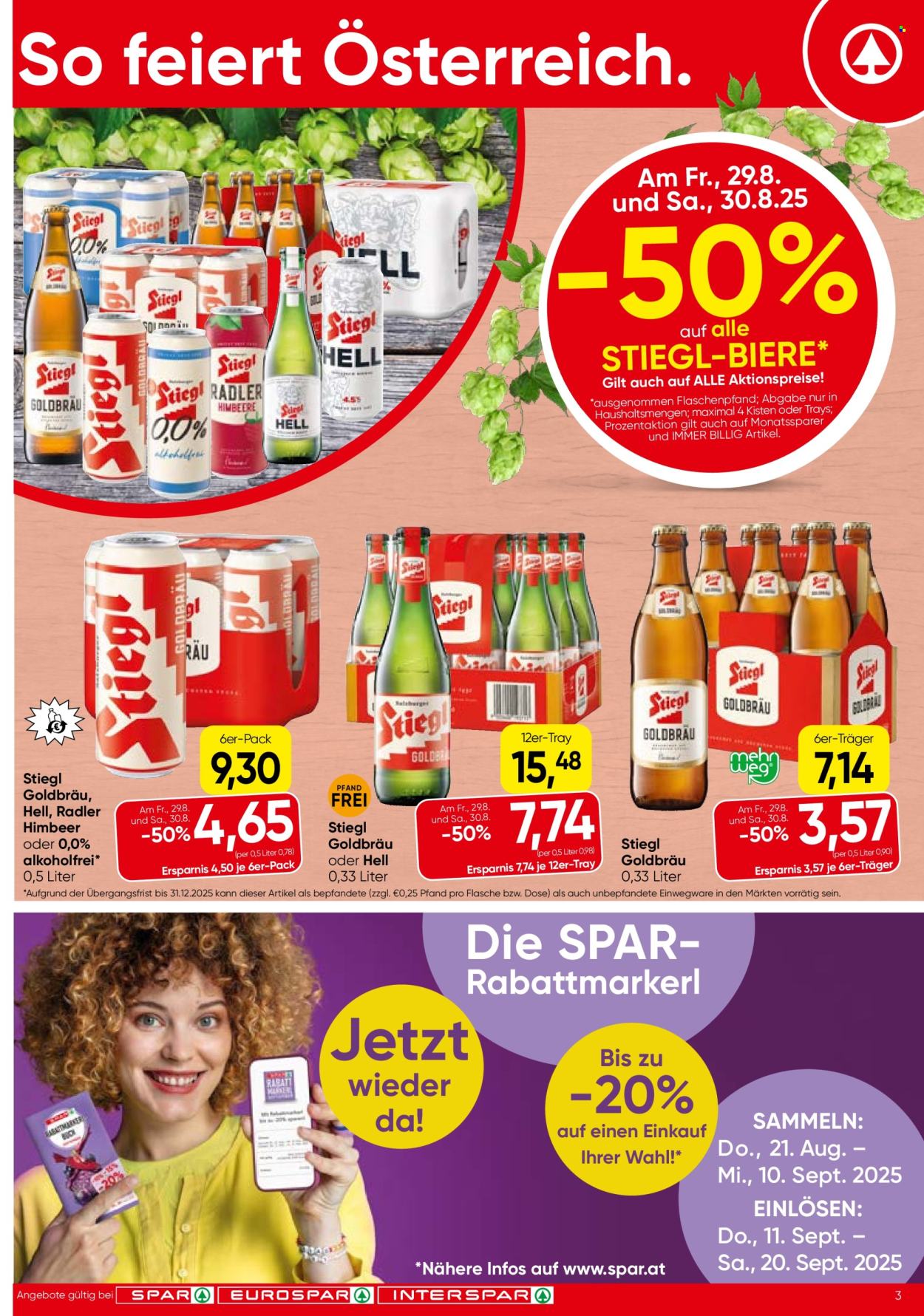 Angebote SPAR - 28.8.2025 - 10.9.2025. Seite 3