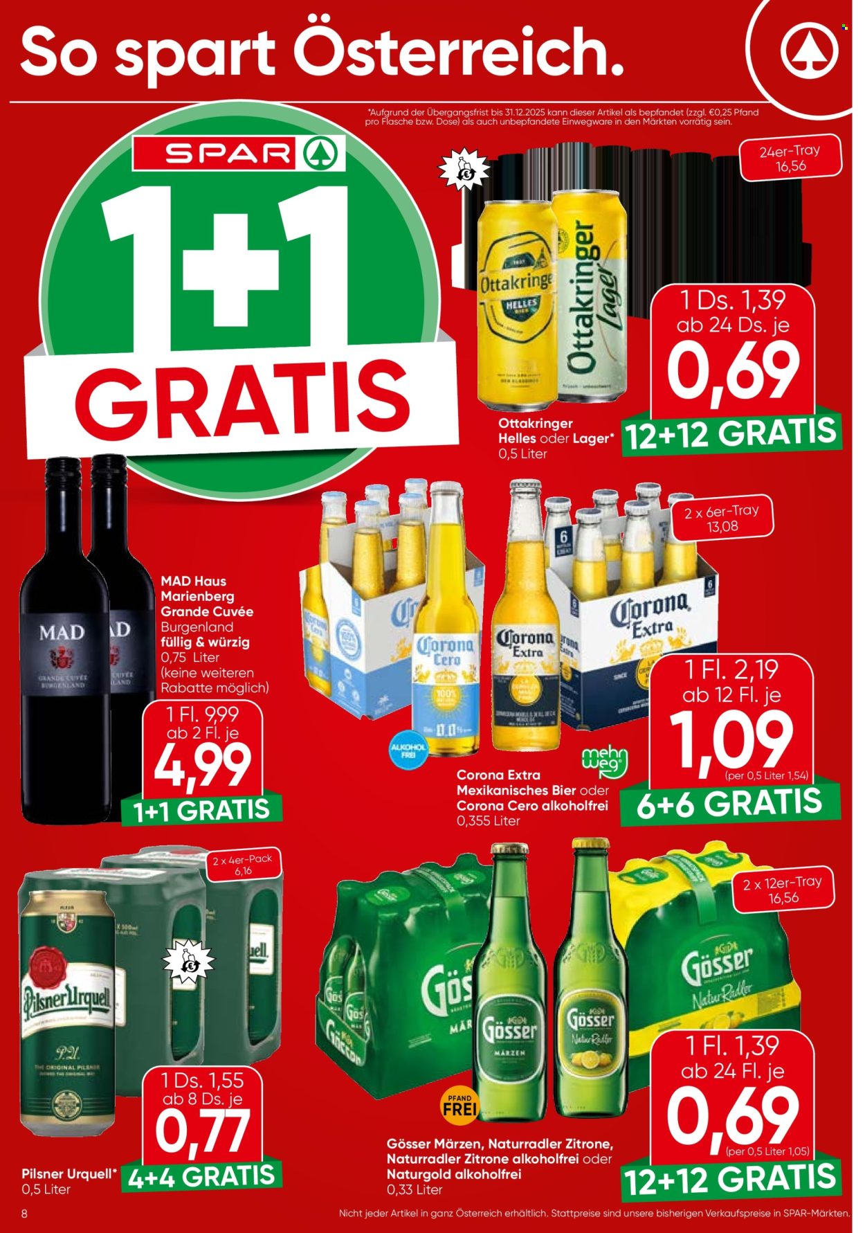 Angebote SPAR - 28.8.2025 - 10.9.2025. Seite 8