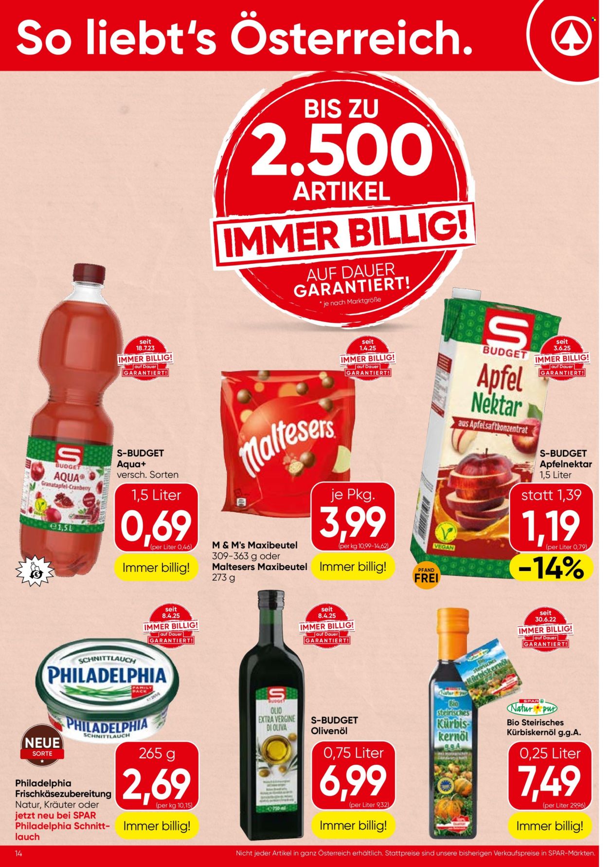 Angebote SPAR - 28.8.2025 - 10.9.2025. Seite 14
