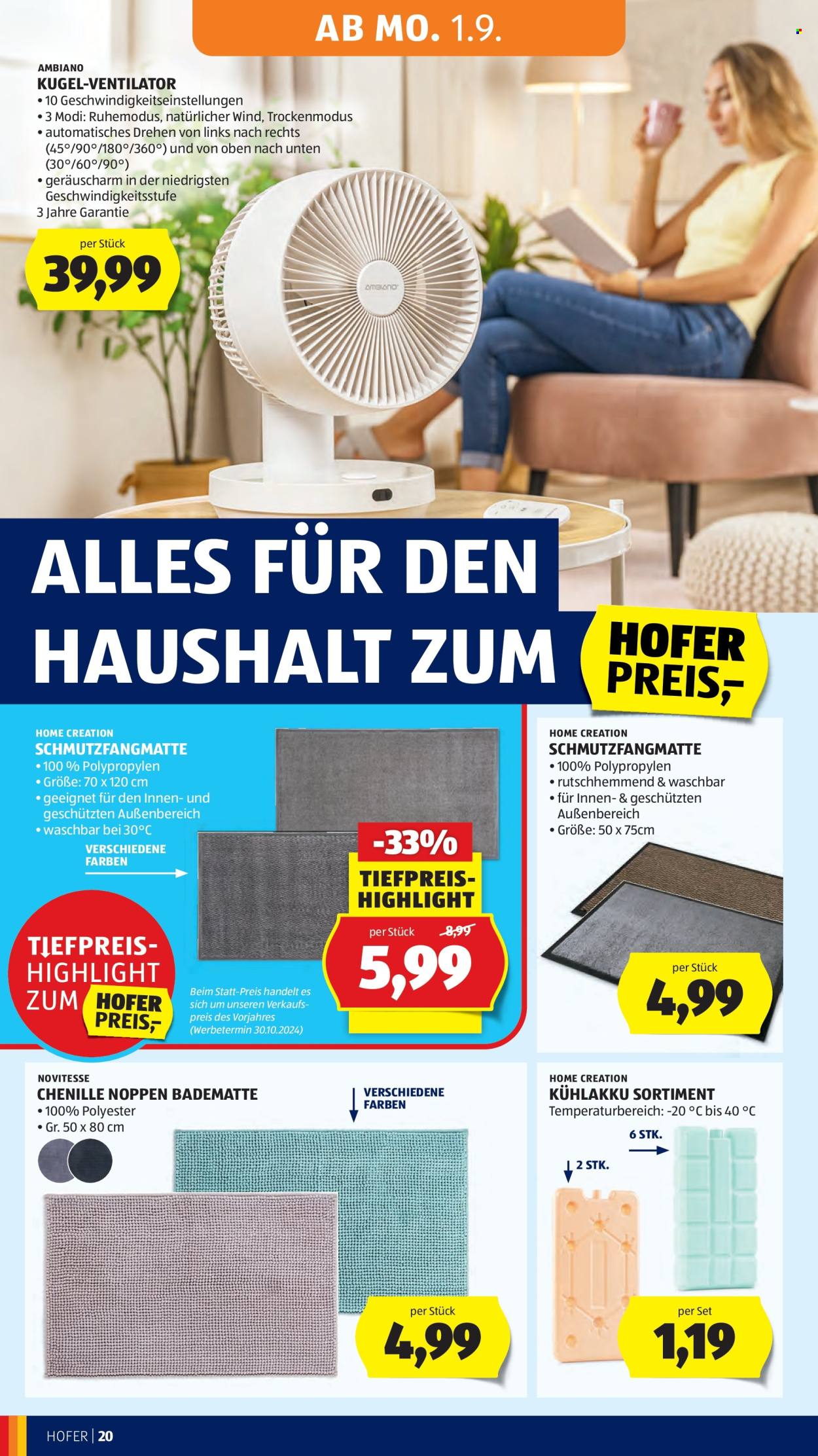 Angebote Hofer - 29.8.2025 - 4.9.2025. Seite 24
