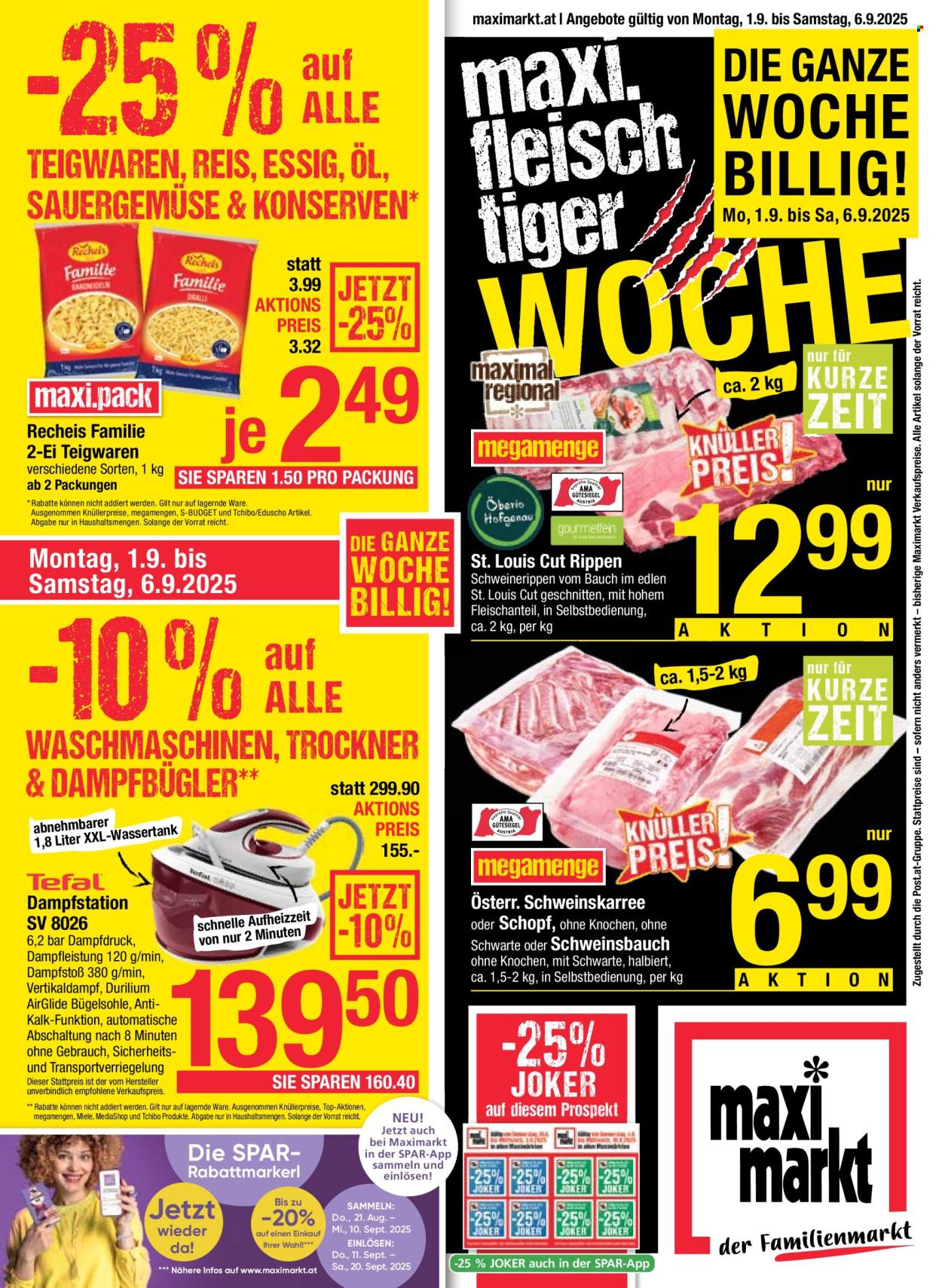 Angebote Maximarkt - 1.9.2025 - 6.9.2025. Seite 1