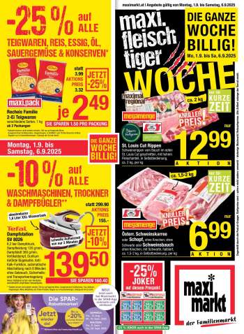 Angebote Maximarkt - 1.9.2025 - 6.9.2025.