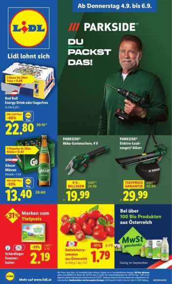 Angebote Lidl - 4.9.2025 - 10.9.2025.