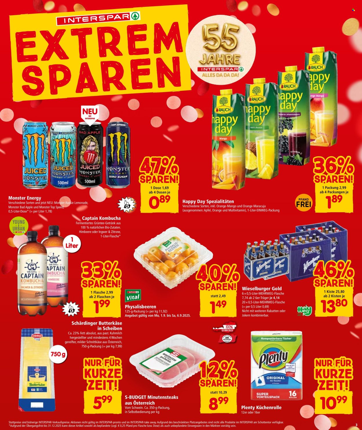 Angebote INTERSPAR - 4.9.2025 - 10.9.2025. Seite 3