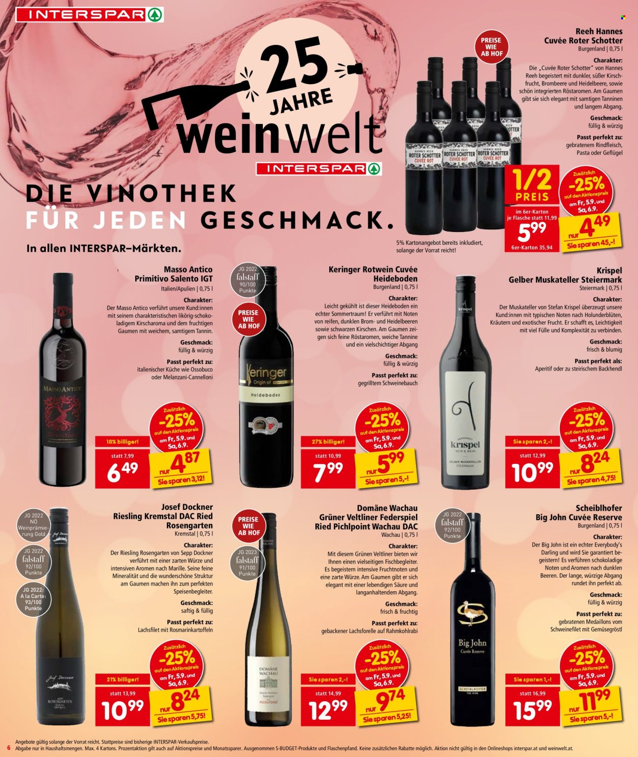 Angebote INTERSPAR - 4.9.2025 - 10.9.2025. Seite 6