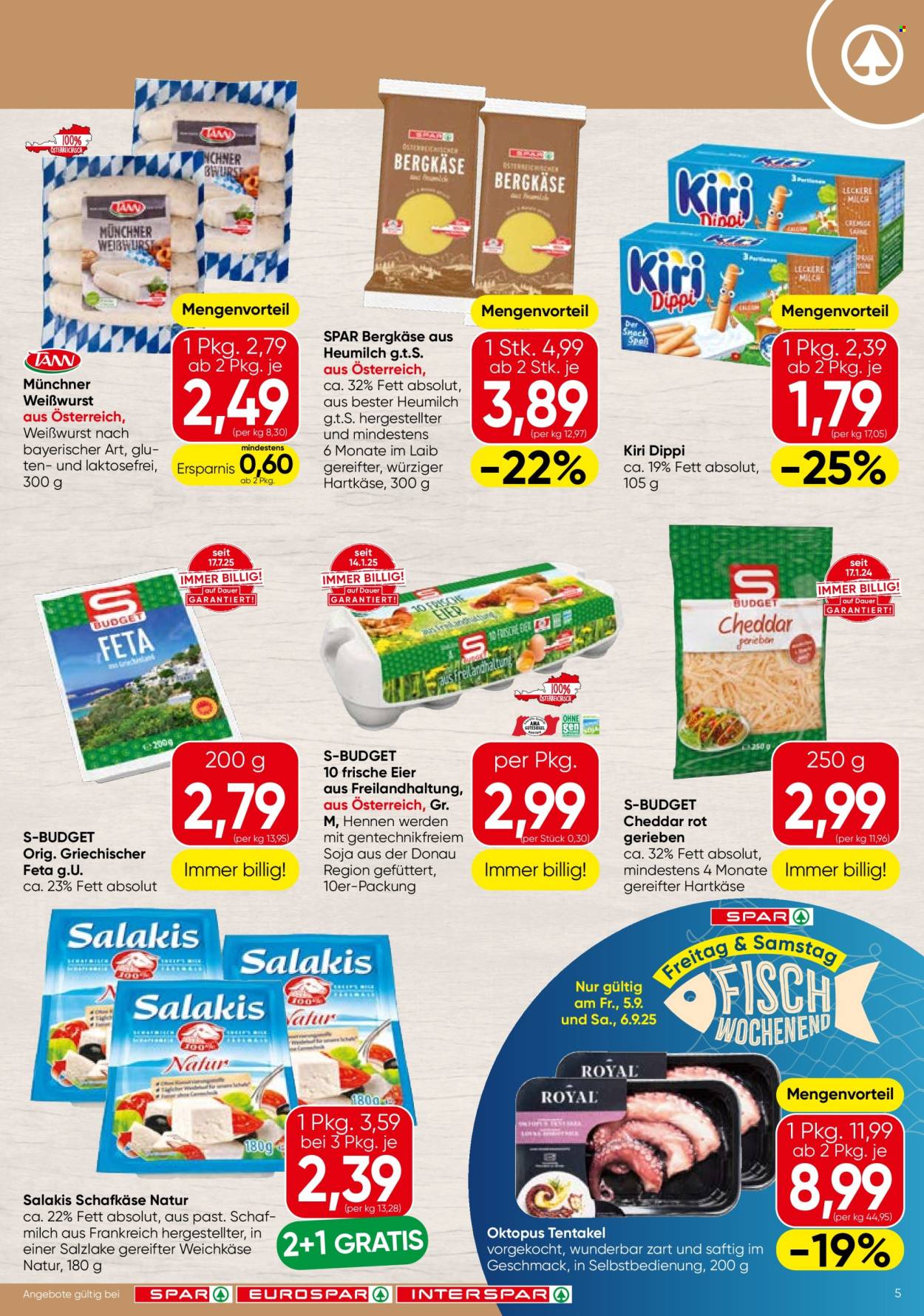 Angebote SPAR - 4.9.2025 - 10.9.2025. Seite 5