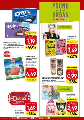 thumbnail - Milka Schoko Snack 4x29 g, Oreo Fresh Milk Snack 4x27 g oder Niemetz Schwedenbomben Schaumschnitten Schoko 4x27 g