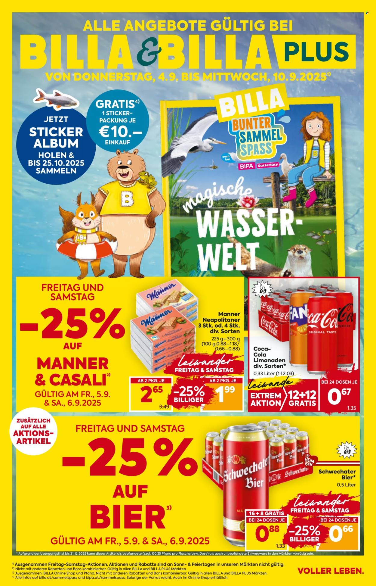 Angebote Billa - 4.9.2025 - 10.9.2025. Seite 1
