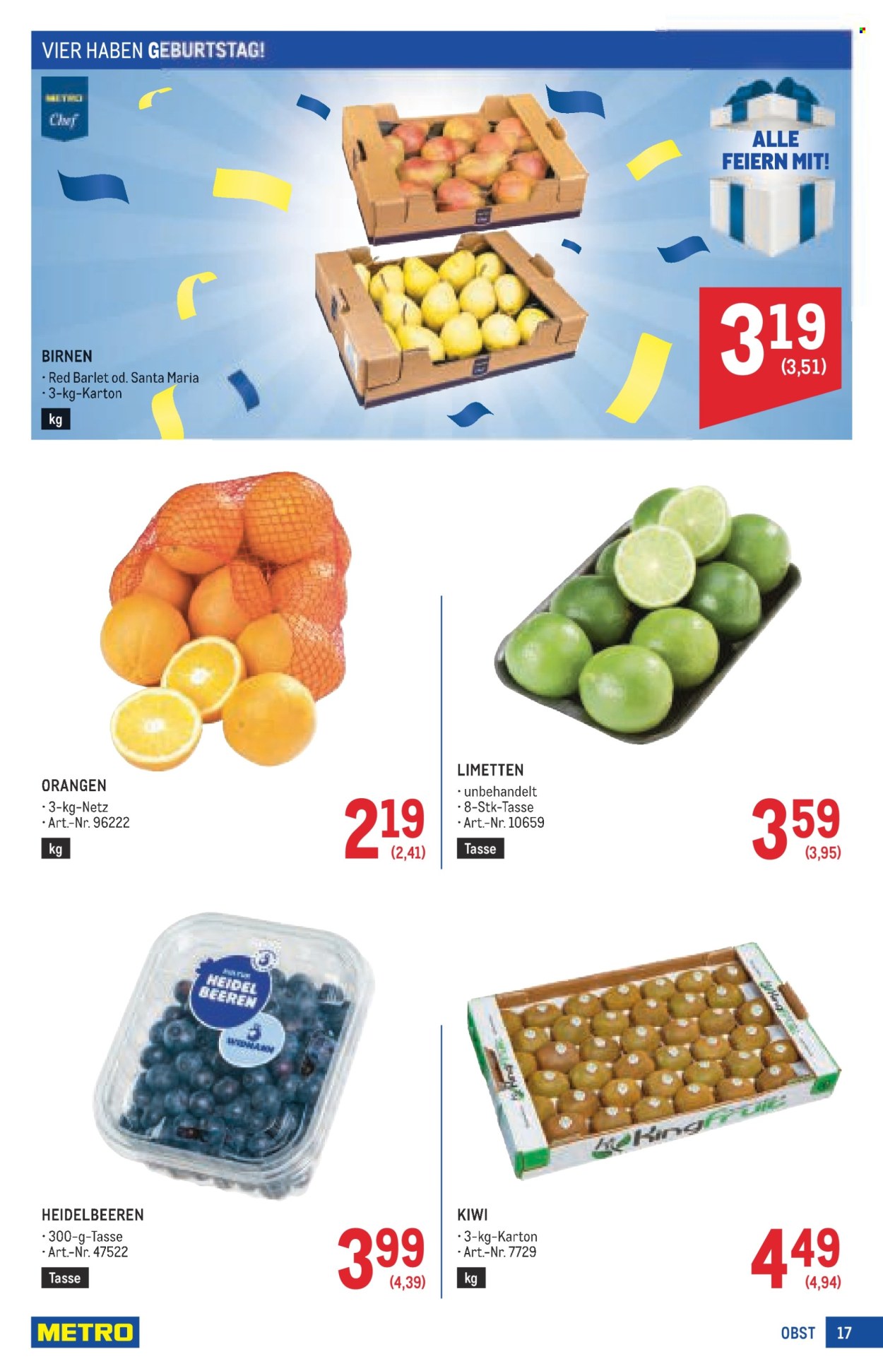 Angebote Metro - 18.9.2025 - 1.10.2025. Seite 17