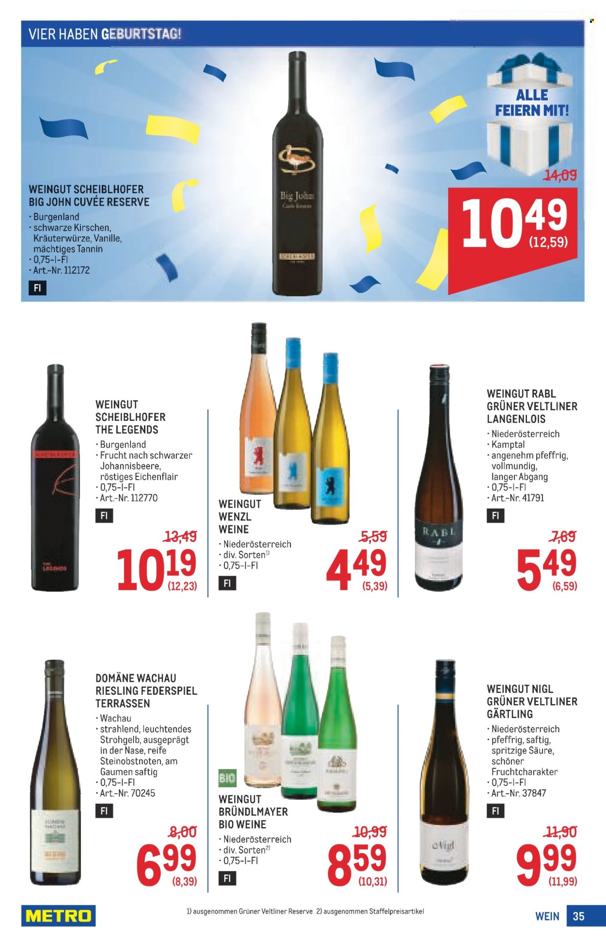 Angebote Metro - 18.9.2025 - 1.10.2025. Seite 35