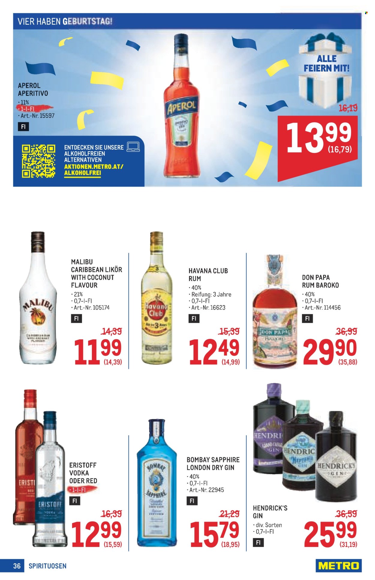 Angebote Metro - 18.9.2025 - 1.10.2025. Seite 36