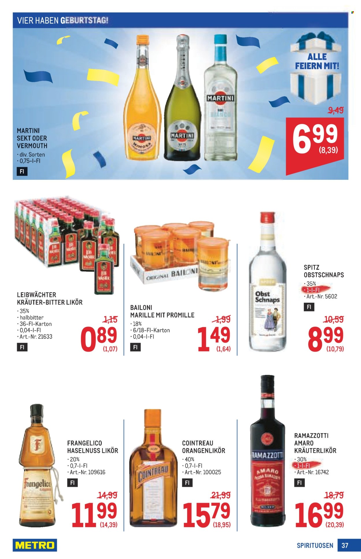 Angebote Metro - 18.9.2025 - 1.10.2025. Seite 37