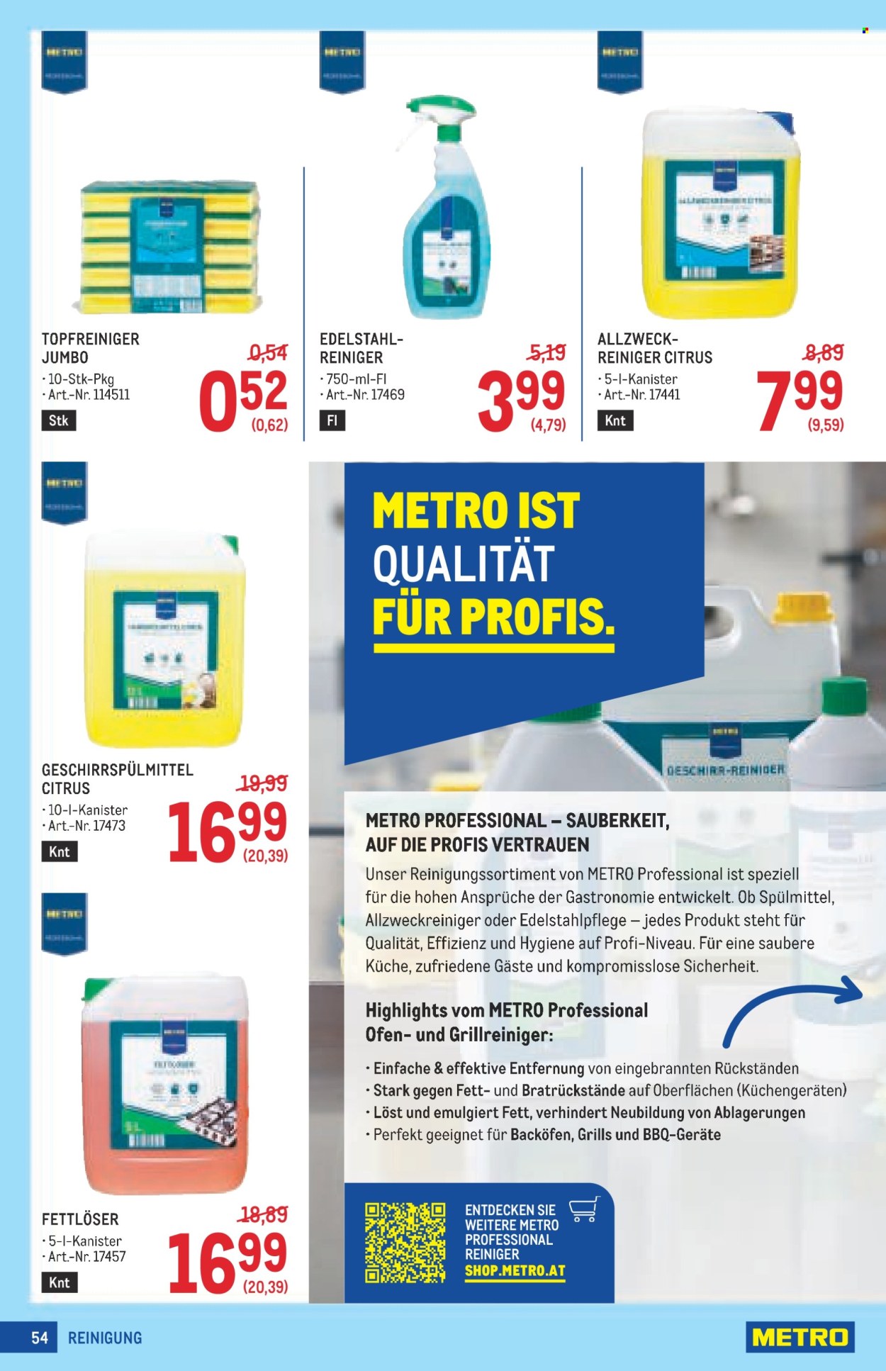 Angebote Metro - 18.9.2025 - 1.10.2025. Seite 54