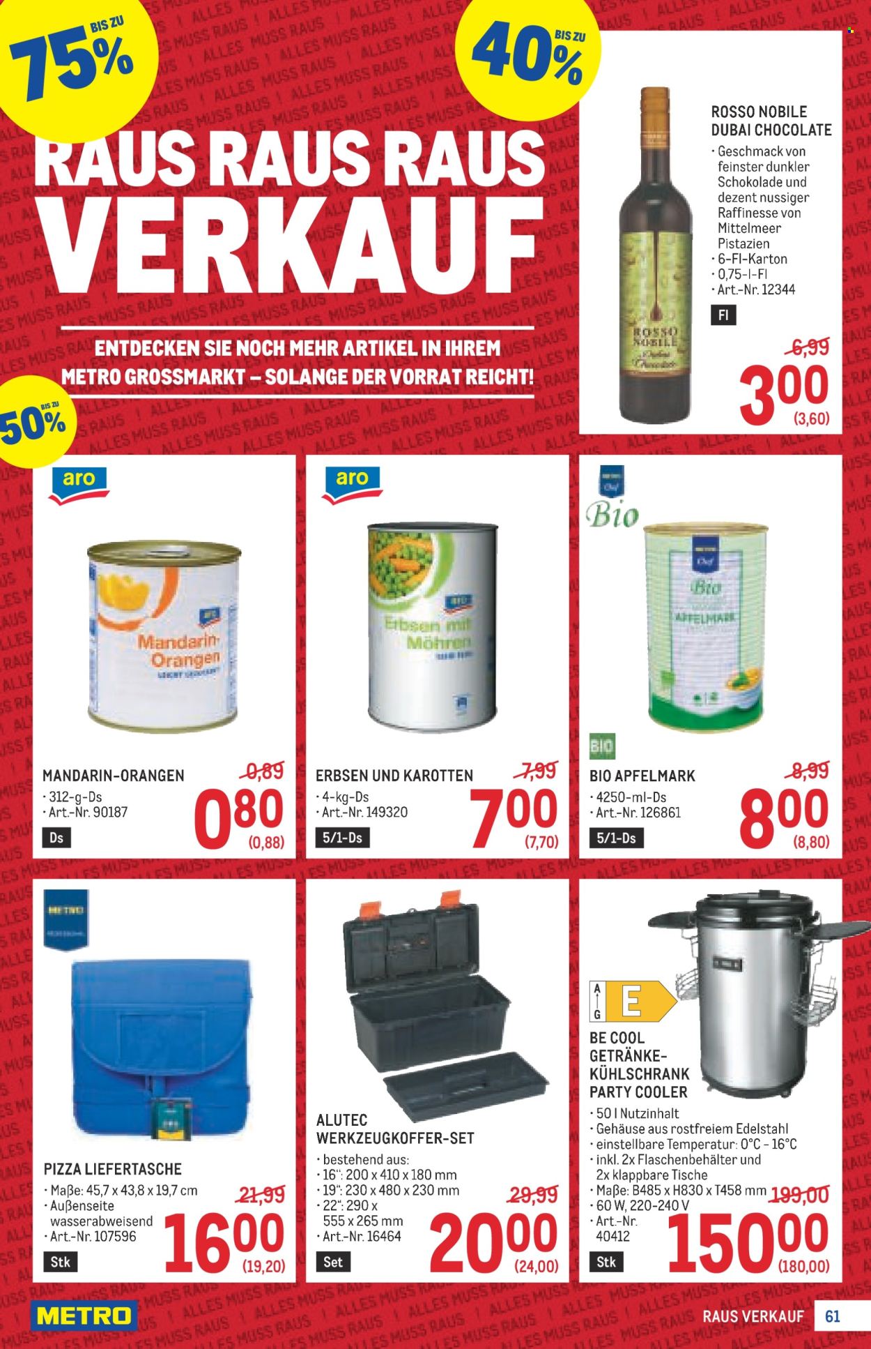 Angebote Metro - 18.9.2025 - 1.10.2025. Seite 61