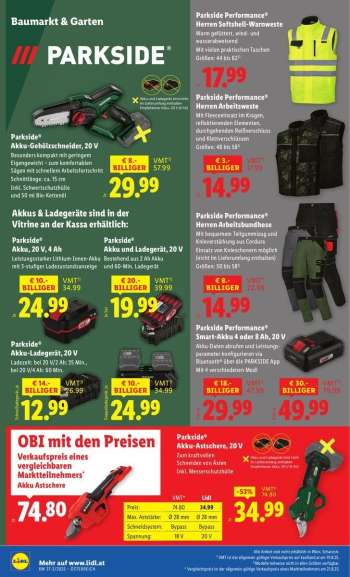 thumbnail - Parkside Performance® Herren Softshell-Warnweste