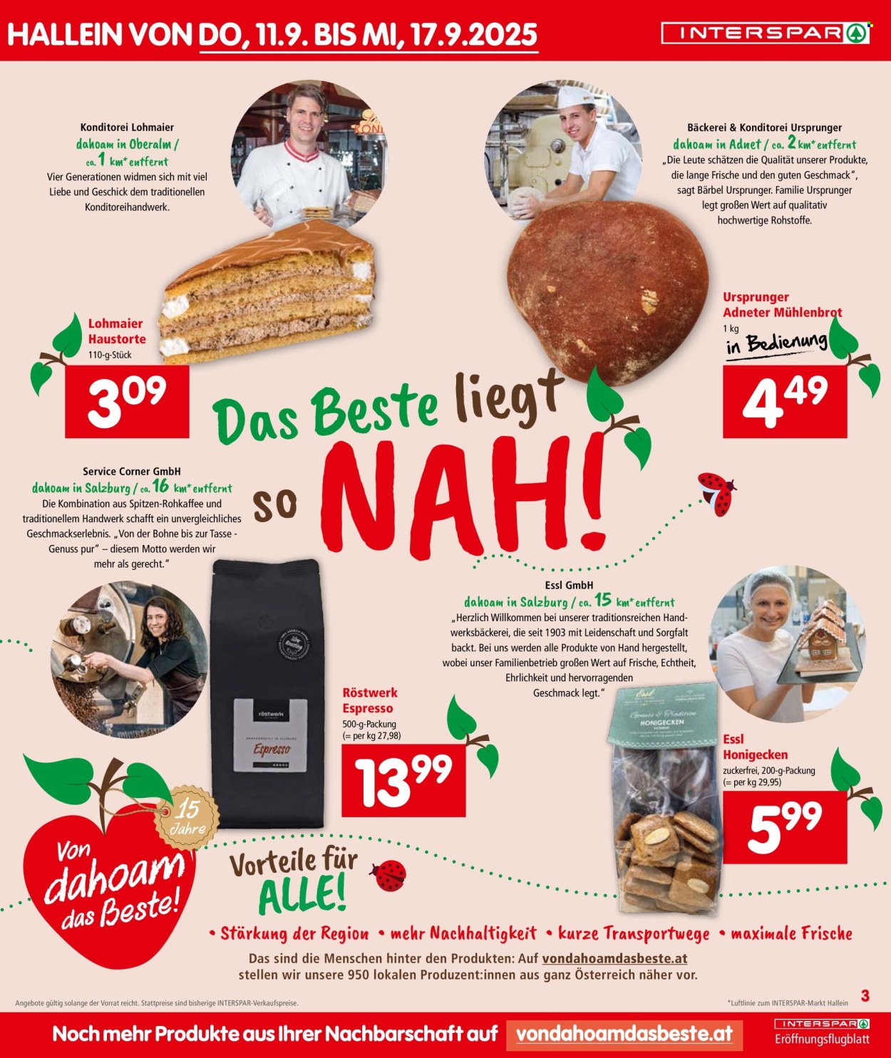 Angebote INTERSPAR - 11.9.2025 - 17.9.2025. Seite 3