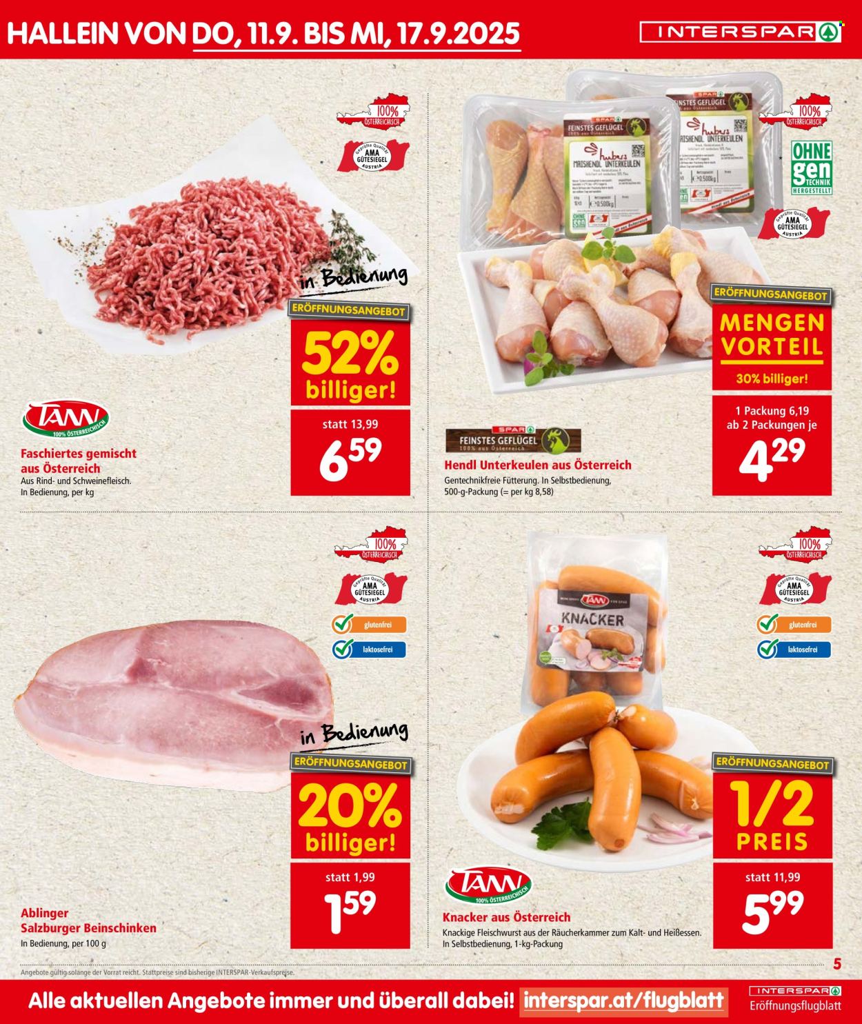 Angebote INTERSPAR - 11.9.2025 - 17.9.2025. Seite 5