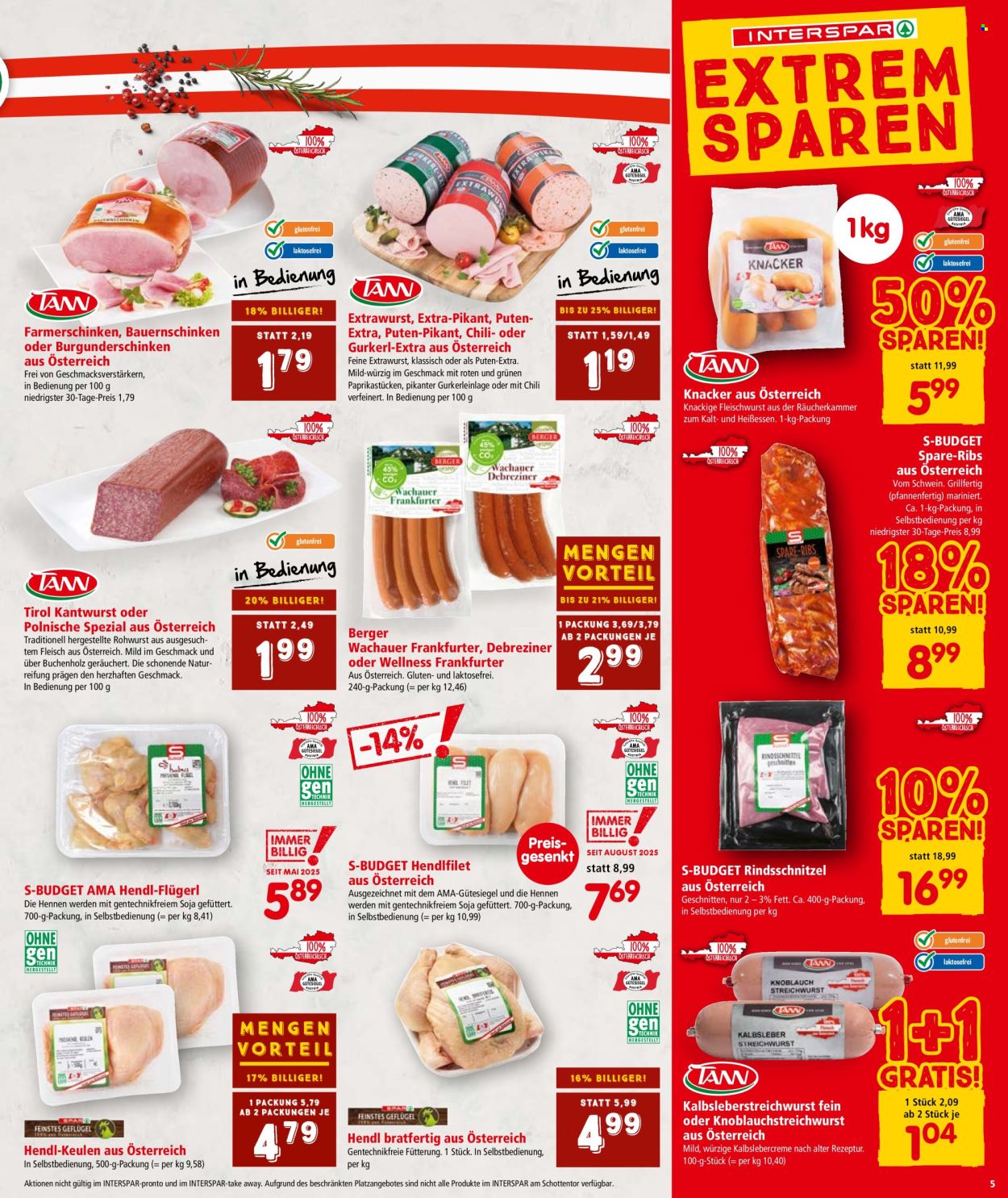 Angebote INTERSPAR - 11.9.2025 - 24.9.2025. Seite 5