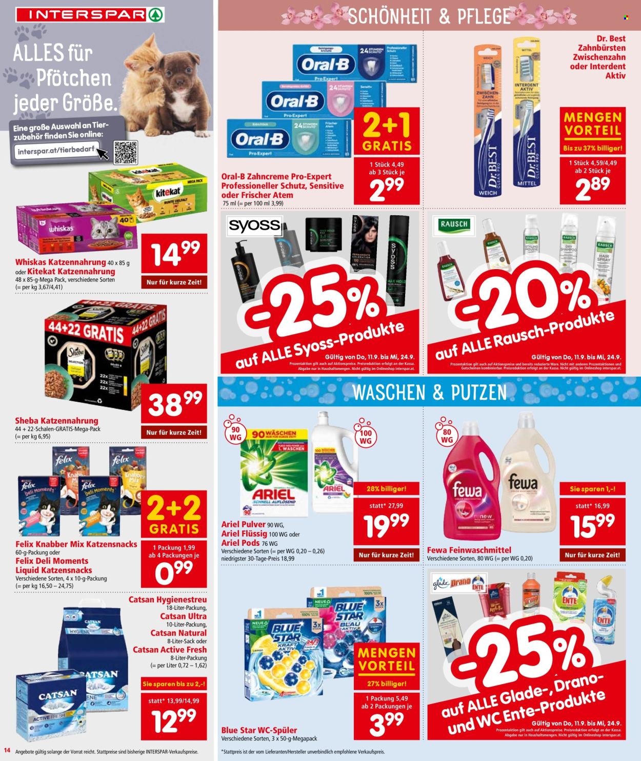 Angebote INTERSPAR - 11.9.2025 - 24.9.2025. Seite 14