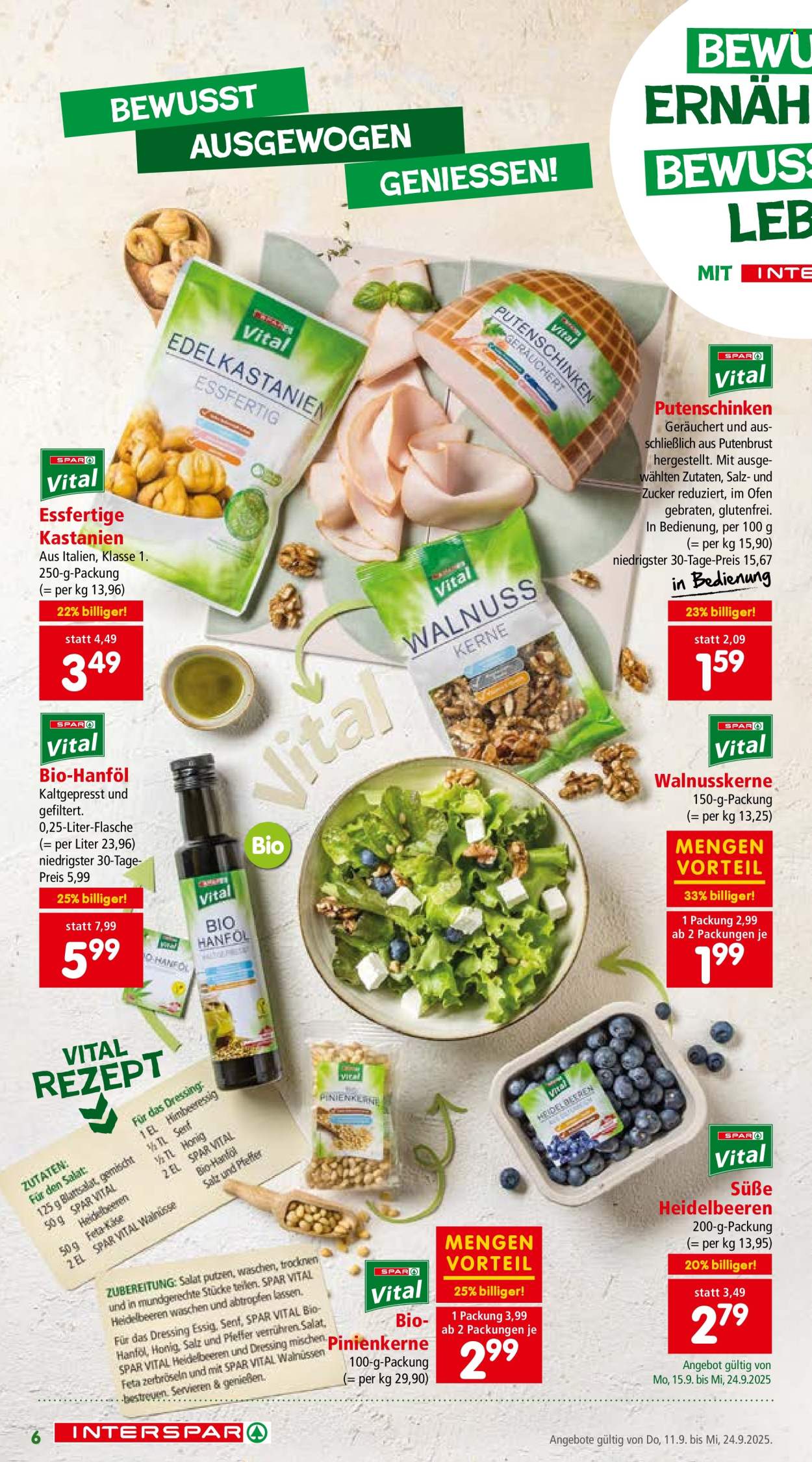 Angebote INTERSPAR - 11.9.2025 - 24.9.2025. Seite 6
