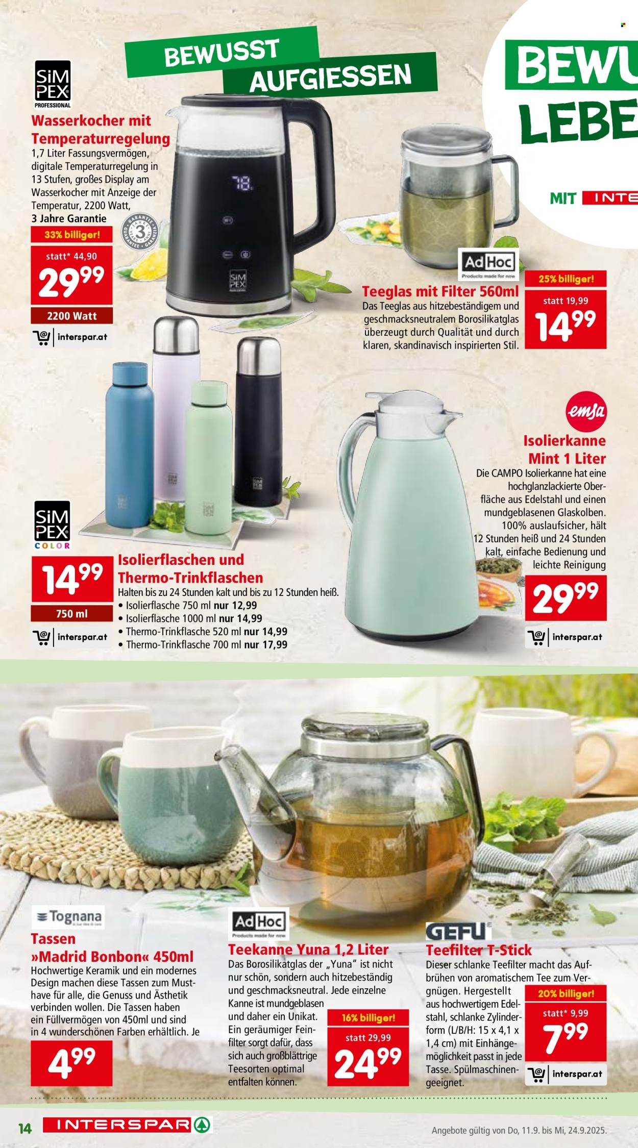 Angebote INTERSPAR - 11.9.2025 - 24.9.2025. Seite 14