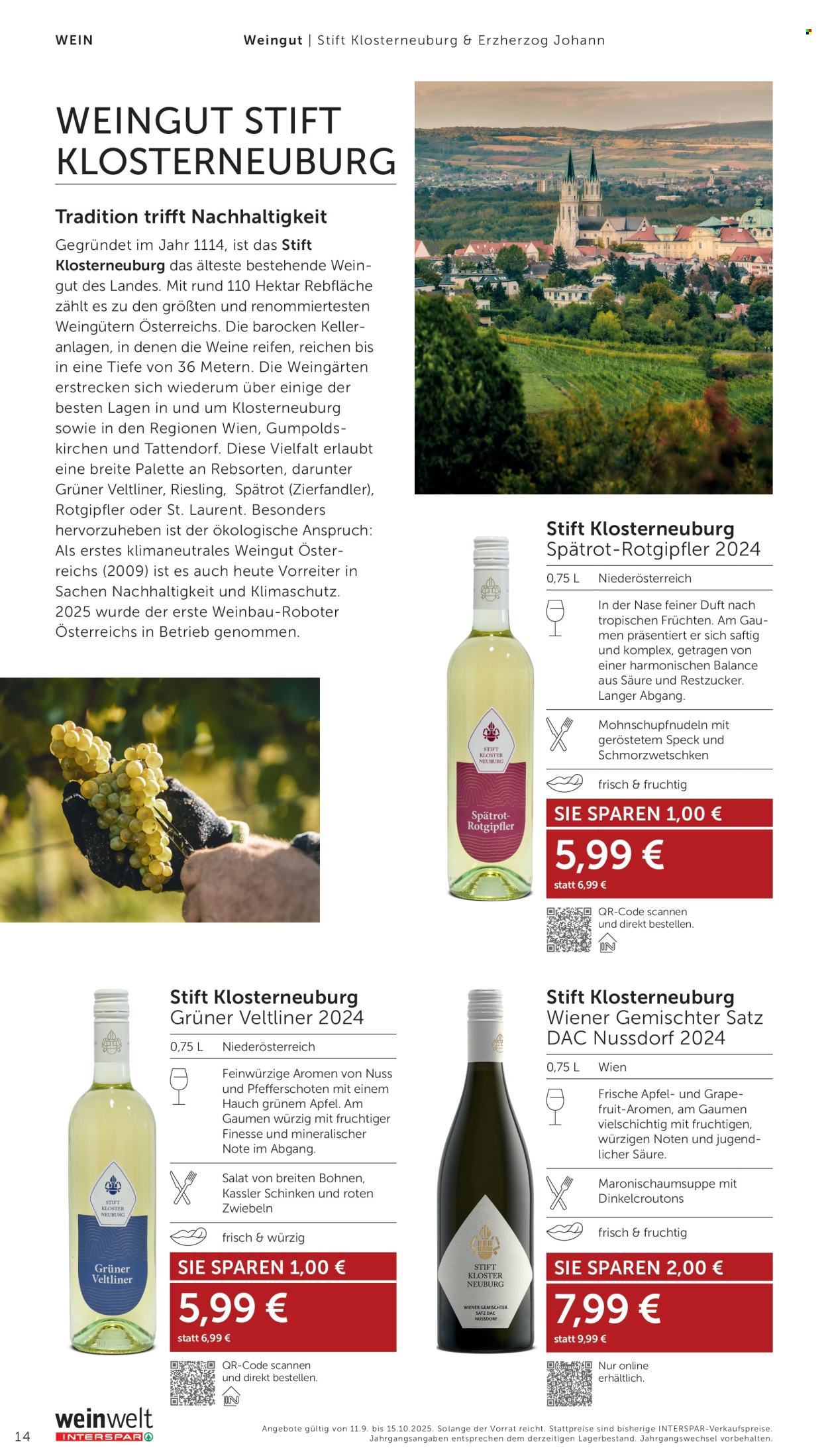 Angebote INTERSPAR - 11.9.2025 - 15.10.2025. Seite 14