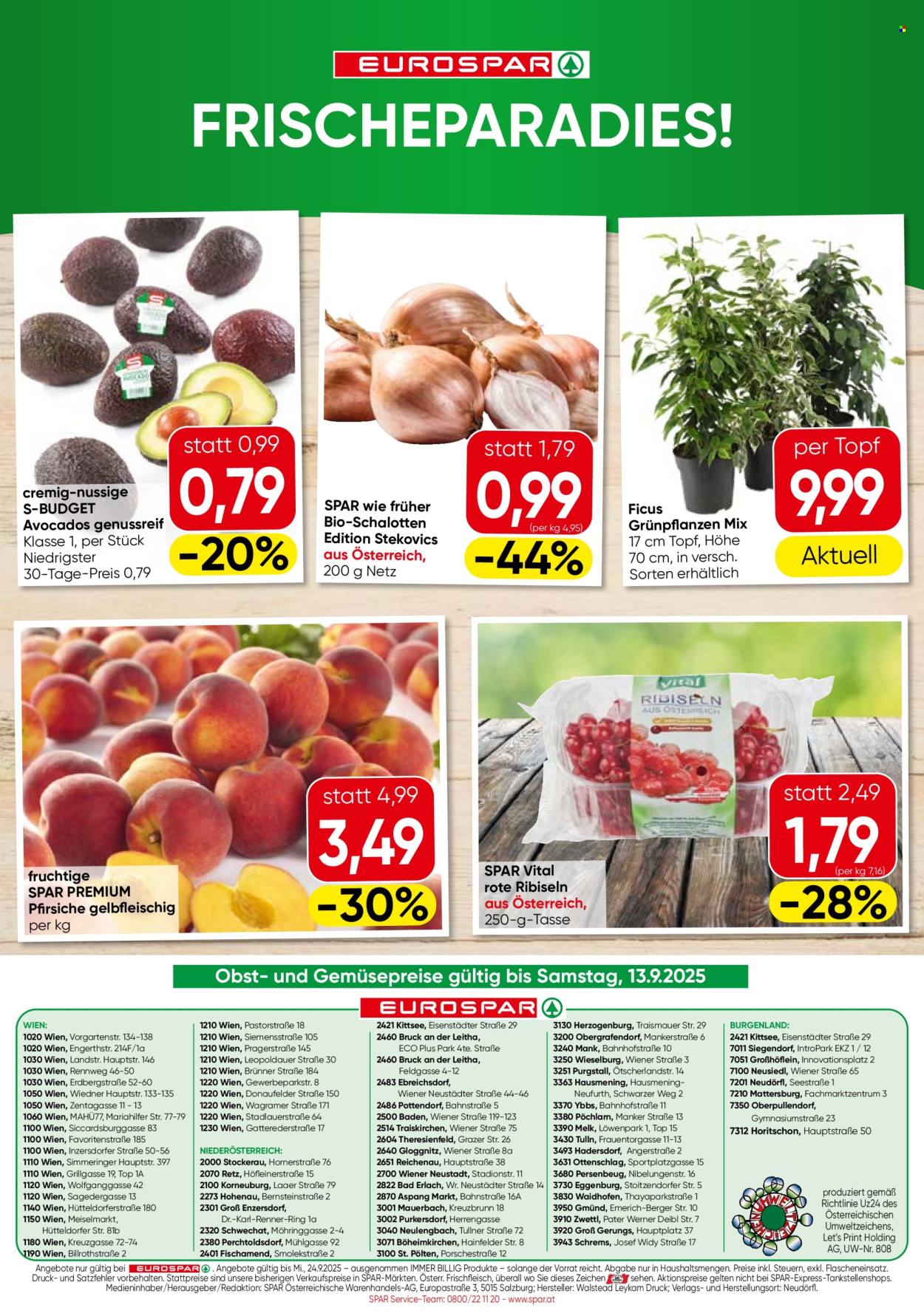 Angebote EUROSPAR - 11.9.2025 - 24.9.2025. Seite 16