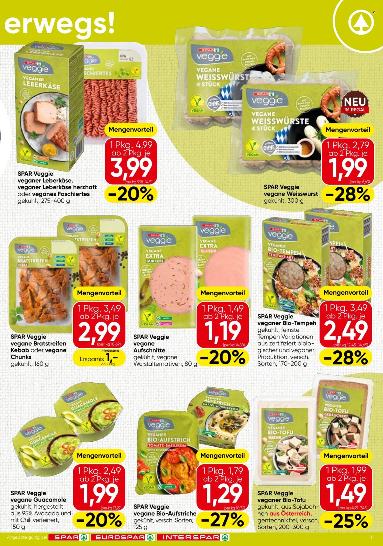 Angebote SPAR - 11.9.2025 - 24.9.2025. Seite 11
