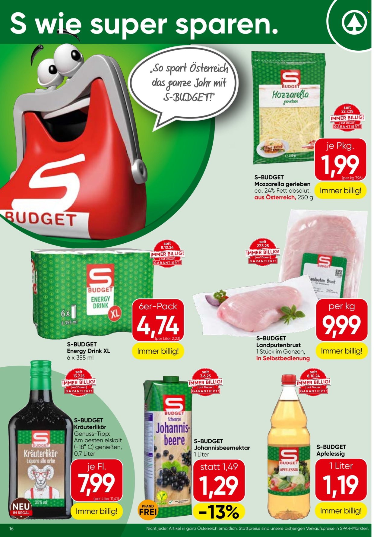 Angebote SPAR - 11.9.2025 - 24.9.2025. Seite 16