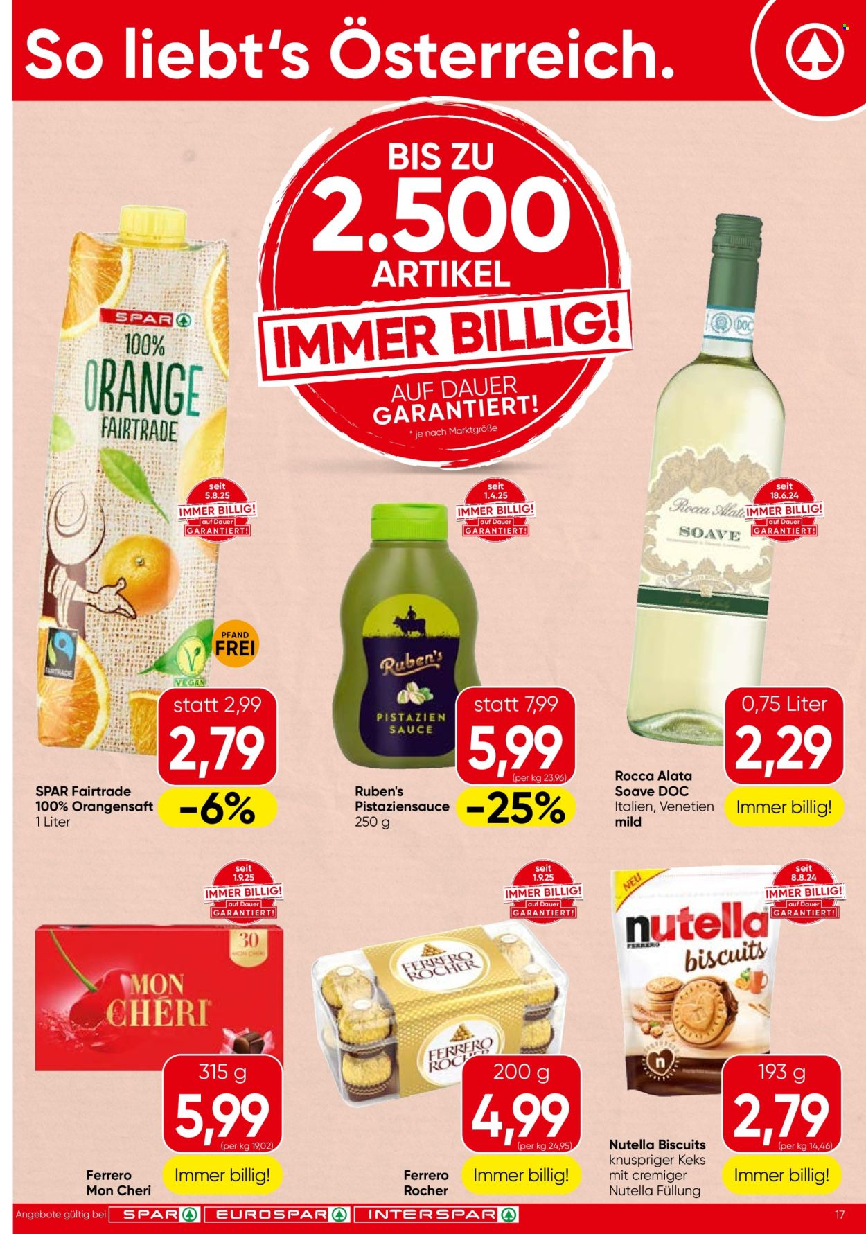 Angebote SPAR - 11.9.2025 - 24.9.2025. Seite 17