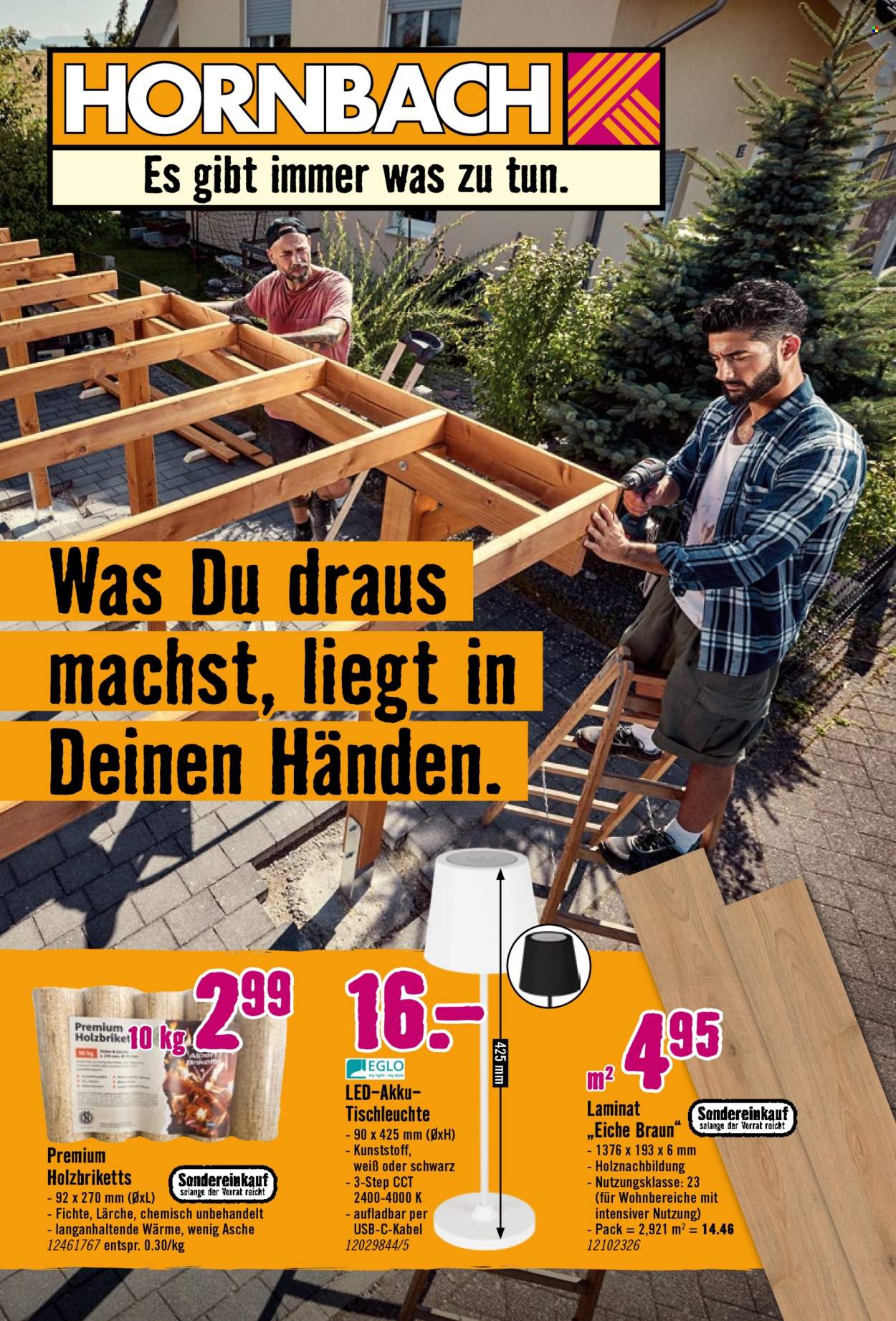 Angebote Hornbach - 11.9.2025 - 8.10.2025. Seite 1