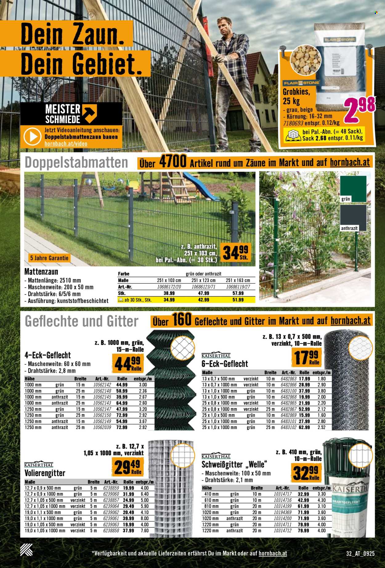 Angebote Hornbach - 11.9.2025 - 8.10.2025. Seite 32