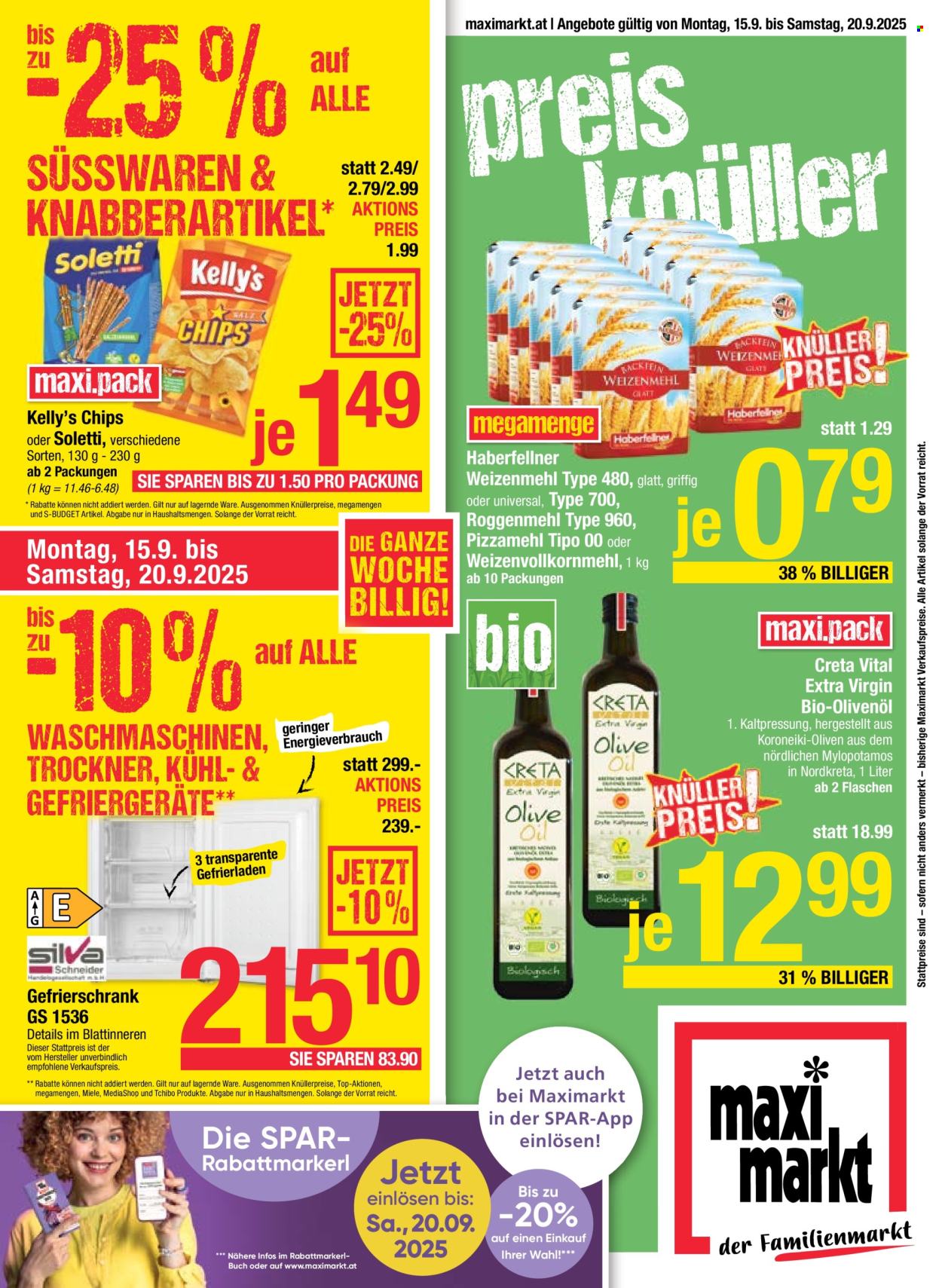 Angebote Maximarkt - 15.9.2025 - 20.9.2025. Seite 1
