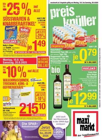 Angebote Maximarkt - 15.9.2025 - 20.9.2025.
