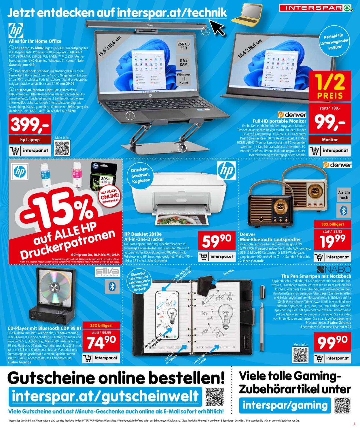 Angebote INTERSPAR - 18.9.2025 - 8.10.2025. Seite 3