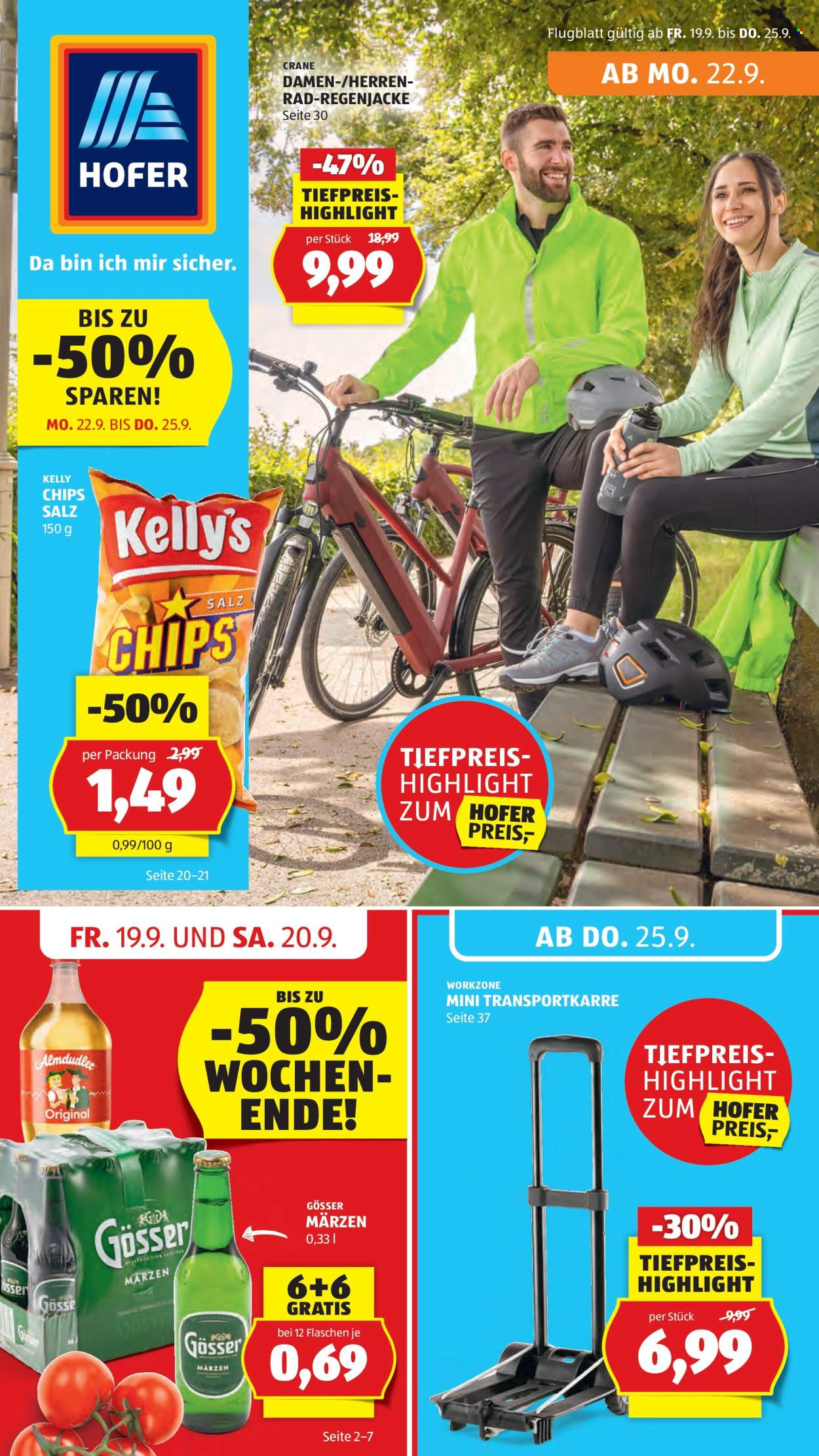 Angebote Hofer - 19.9.2025 - 25.9.2025. Seite 1