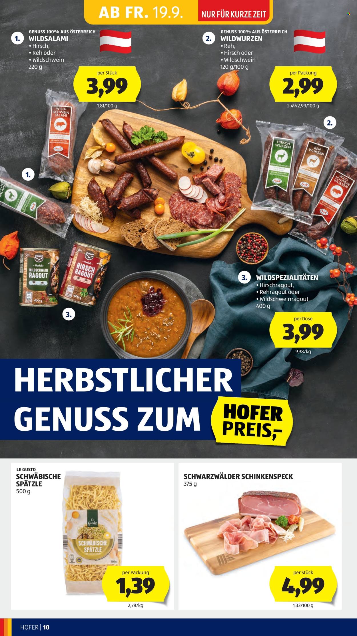Angebote Hofer - 19.9.2025 - 25.9.2025. Seite 12