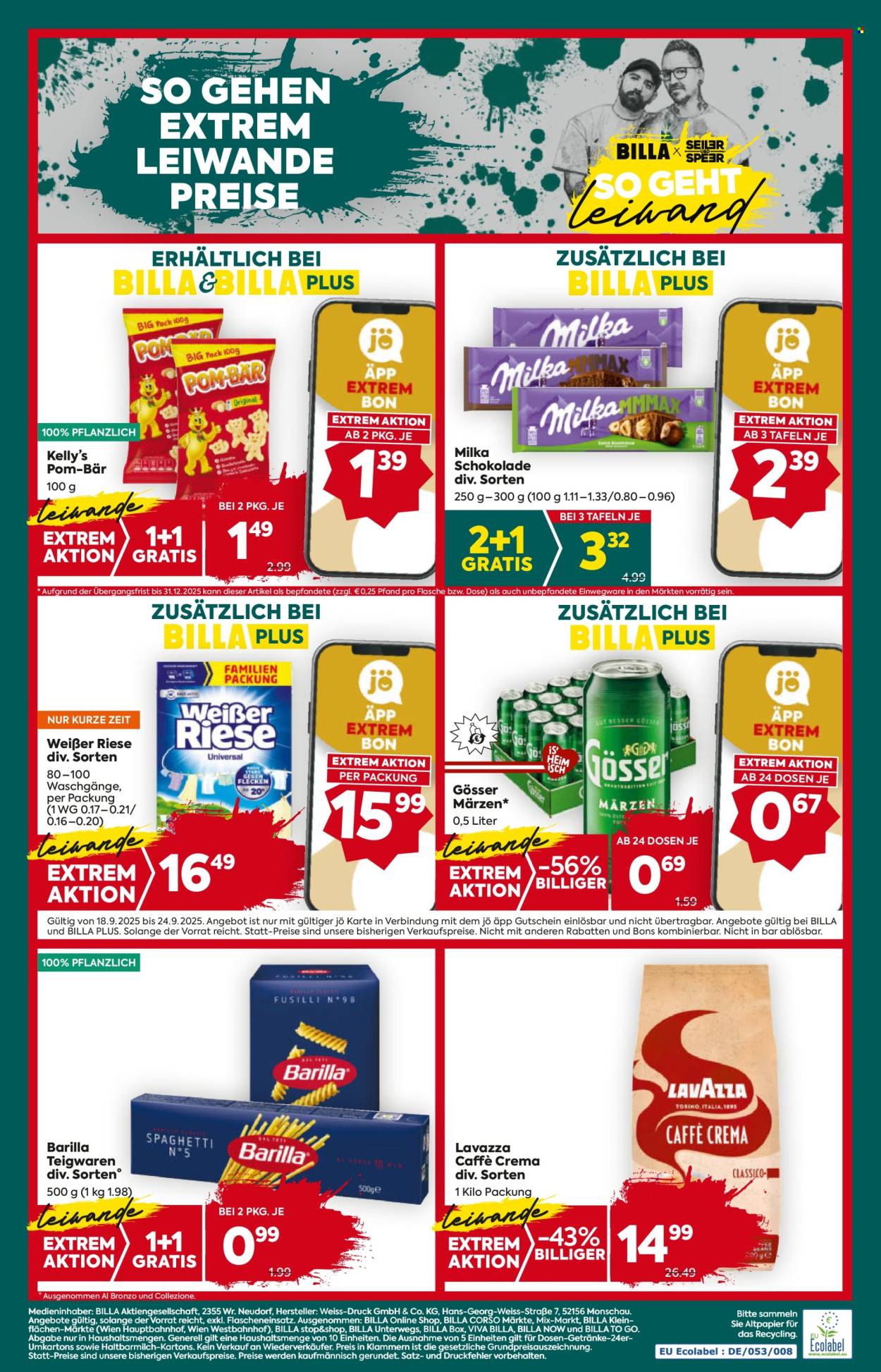 Angebote Billa Plus - 18.9.2025 - 24.9.2025. Seite 16