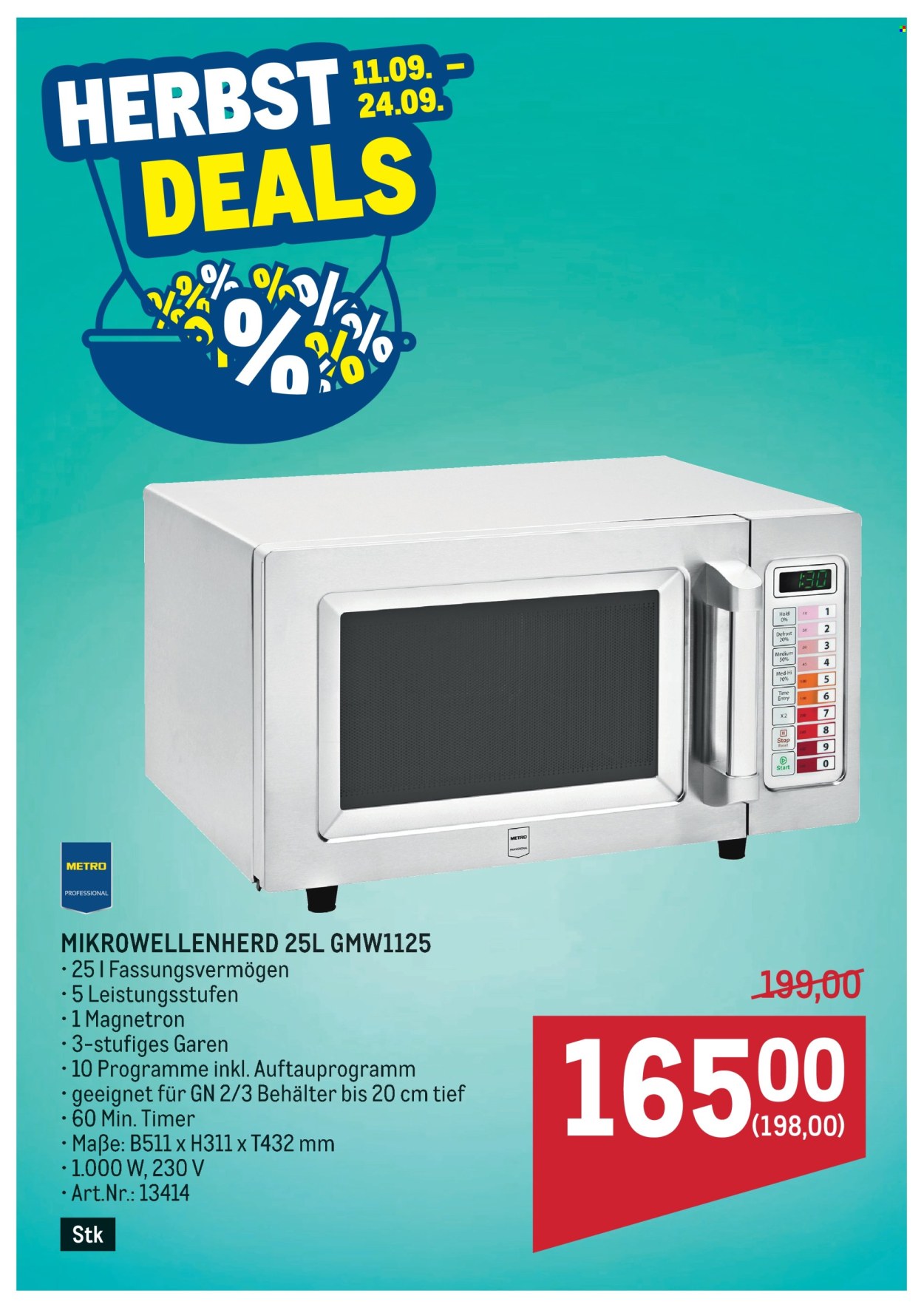 Angebote Metro - 11.9.2025 - 24.9.2025. Seite 1